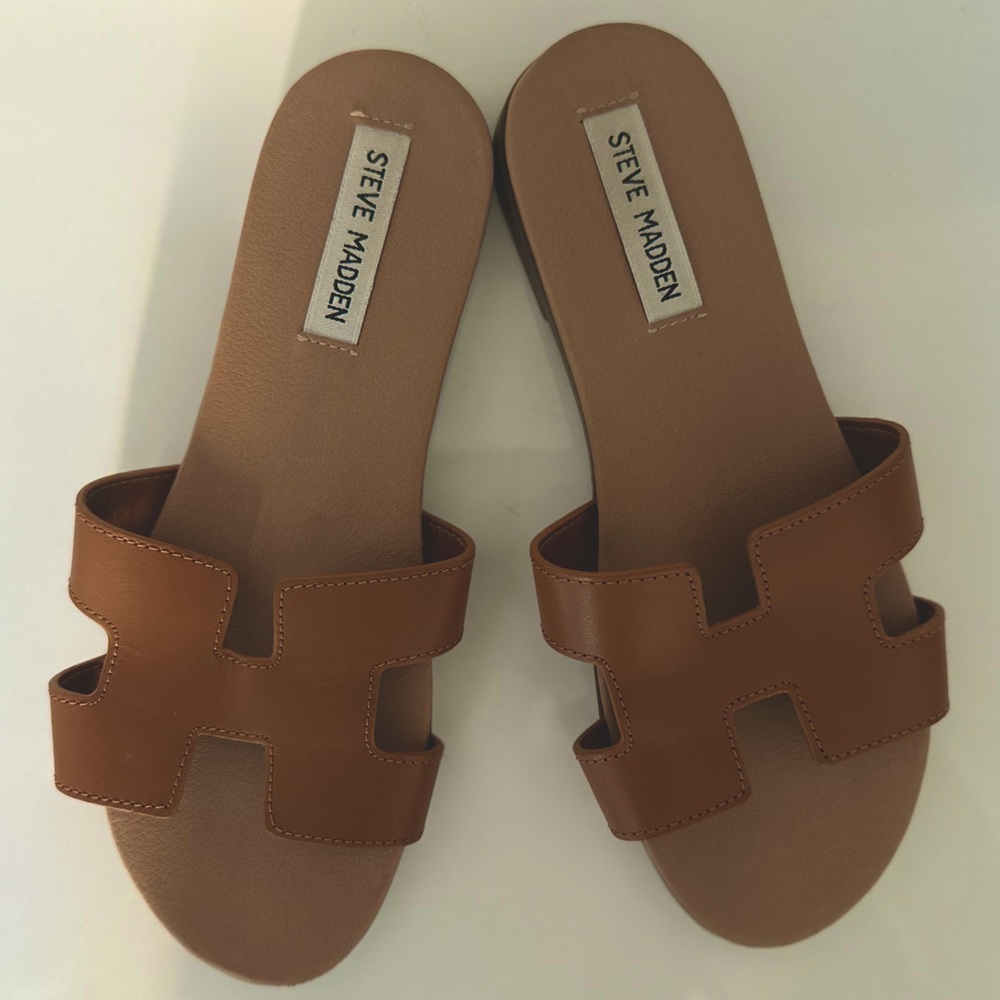Steve Madden Geometric Leather Sandals